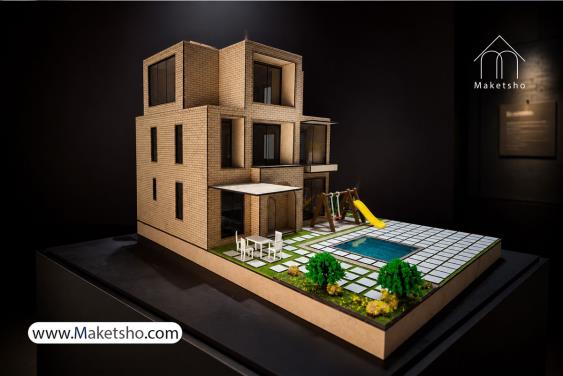 ماکت ویلای سریال گل سنگ