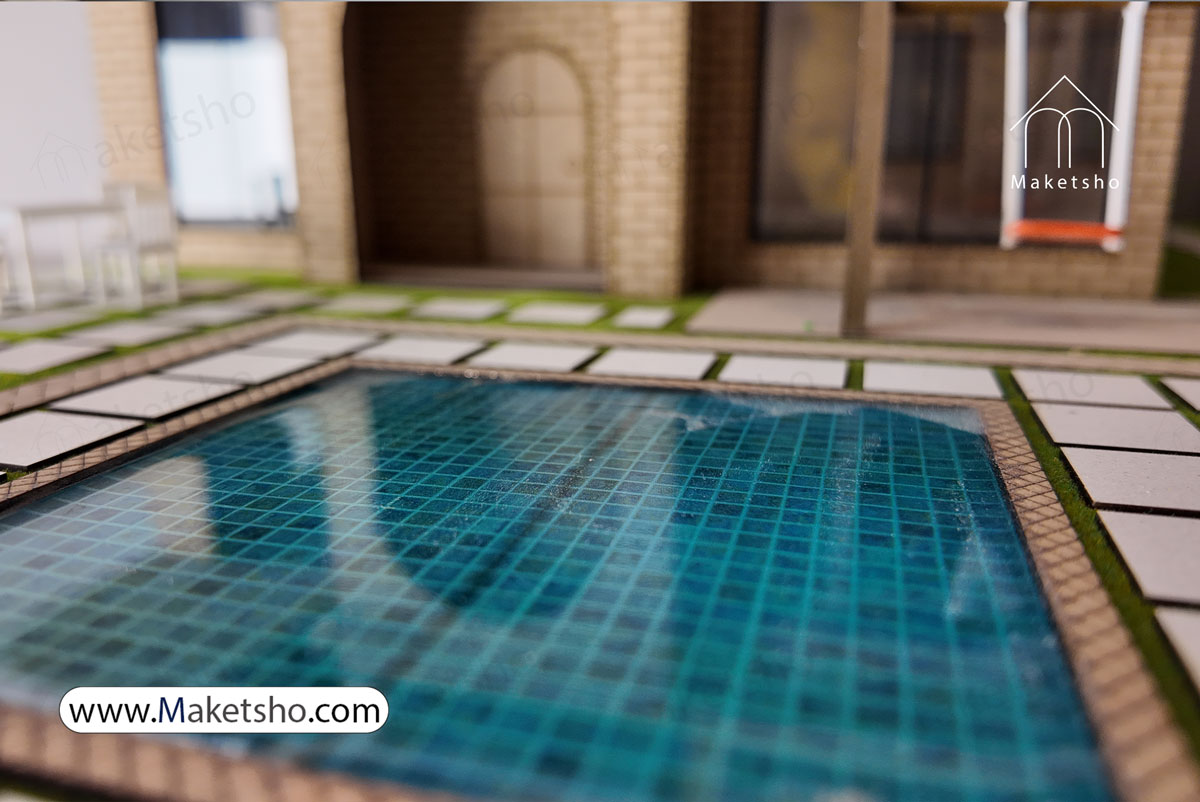 architectural-model-resin-pool-detail