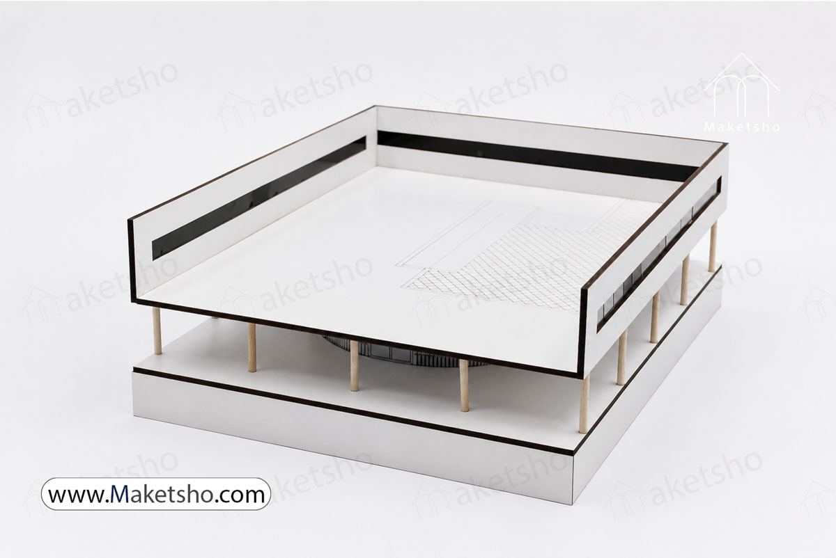 professional model maker villa savoye